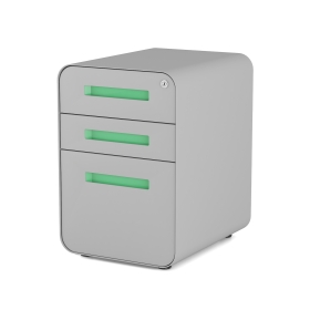 3 Drawer Mobile File Archive Filing Cabinet 