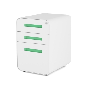 3 Drawer Mobile File Archive Filing Cabinet 