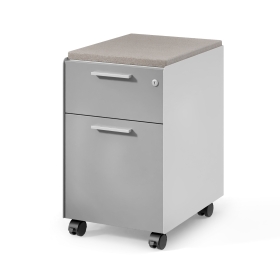 2 Drawer Mobile Pedestal Filing Cabinet