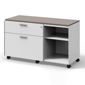 2 Drawer Mobile Pedestal Filing Cabinet