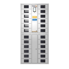 24 Device Type C USB Steel Central Control Metal Cabinet