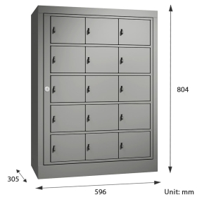 15 Door Normal Locks Cell Phone Charging Locker